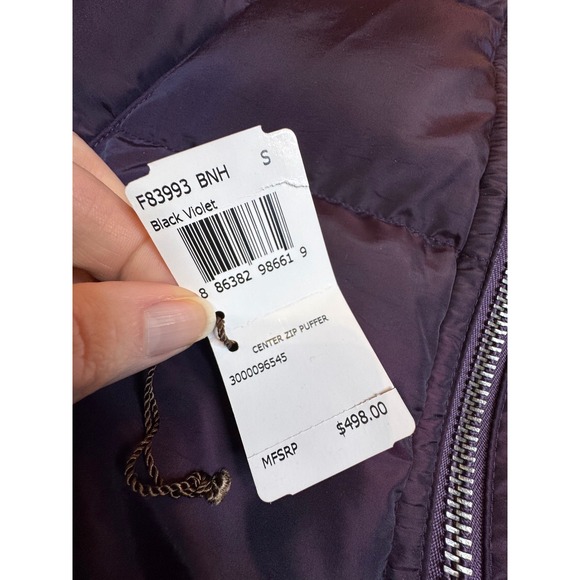 Coach Down Puffer Jacket Signature Lined Size Small - Picture 2 of 13